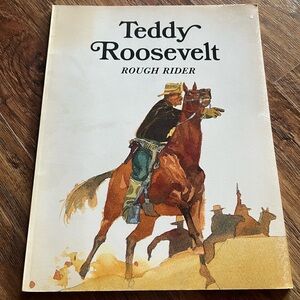 Teddy Roosevelt Rough Rider Vintage Paperback Book